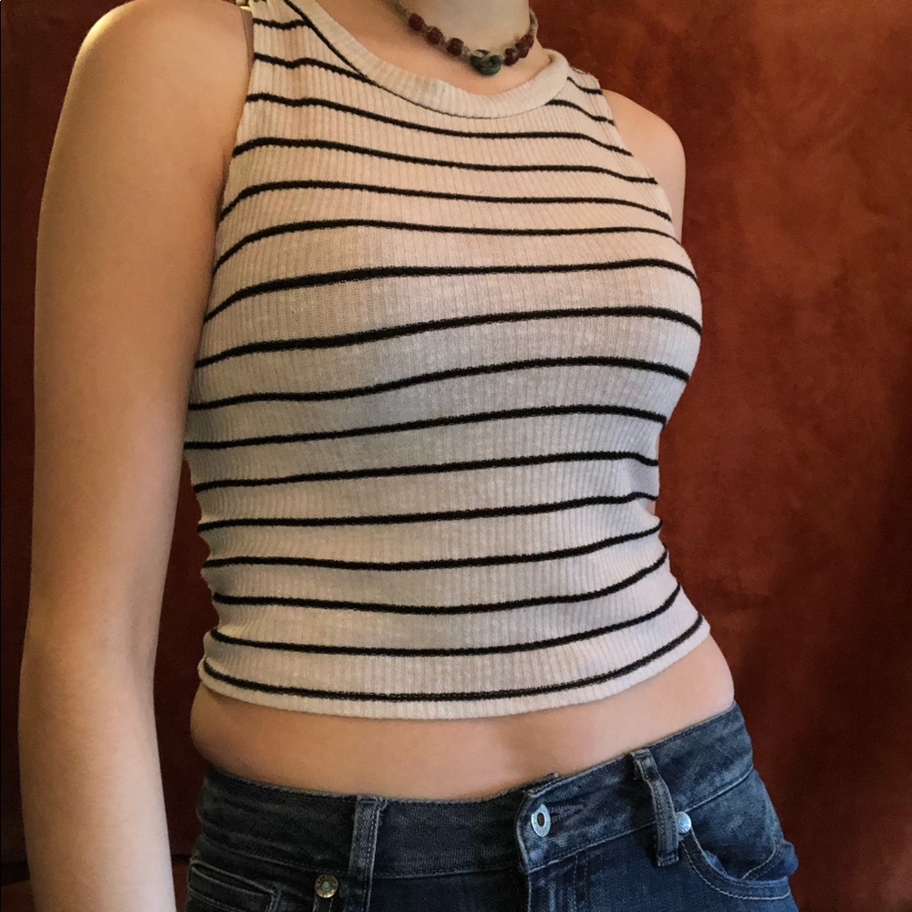 Stripped tank top